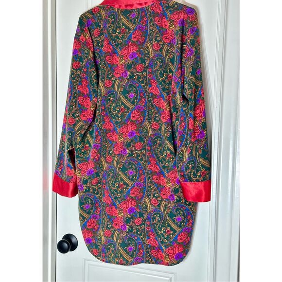 Victoria’s Secret size S vintage gold label robe/ smoking jacket - Picture 7 of 11